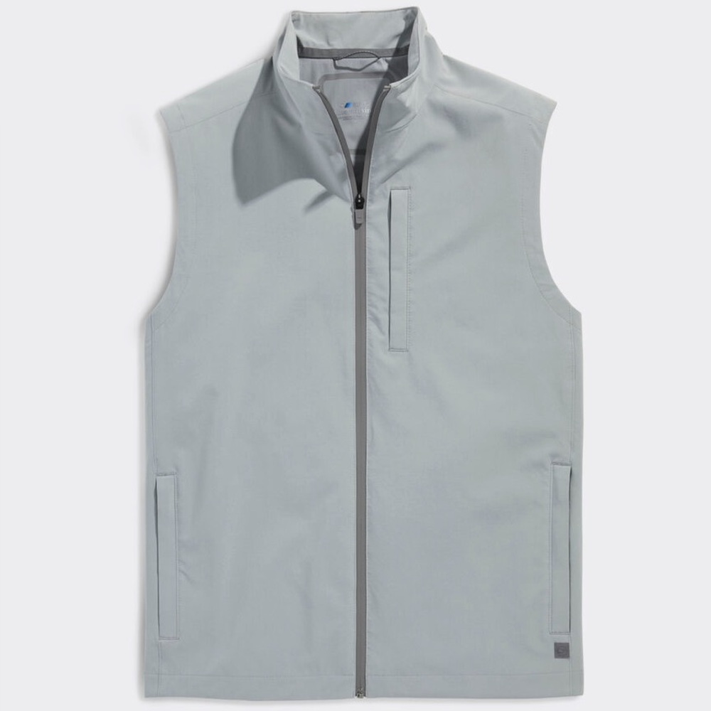 NWT Vineyard Vines Men's Gray Vest - Picture 2 of 11
